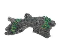 iplusmile Cachette Reptile Résine Multifonctionnelle pour Terrarium Abri Lézard Tortue Amphibien Décoration Légère et Compacte pour Animaux Domestiques Plateforme de Repos Sécurisée