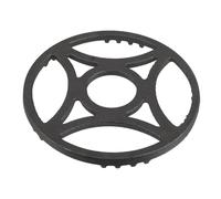 iplusmile Cadre anti-dérapant pour bac à lait cuisinière à gaz anneau wok support wok de camping manique antidérapante remplacement de l'anneau wok Anneau de wok de fer rustique le fer Black