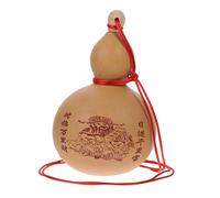 iplusmile Calebasse Traditionnelle Chinoise Gourde Naturelle Récipient de Stockage pour Vin et Boissons Capacité Importante Antidérapante Décoration Feng Shui Pratique et Écologique