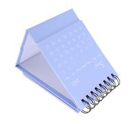 iplusmile Calendrier de Bureau Mini Format Calendrier Mensuel de Table Compact avec Support Stable Planificateur Pratique pour Organisation Quotidienne Au Bureau Maison