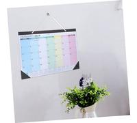 iplusmile Calendrier Mural Anglais Planificateur Dagenda Pratique et pour Maison et Bureau Calendrier de Planification de Routine Éducative Suspendu