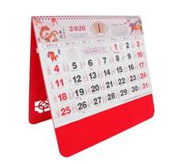 iplusmile Calendrier Mural Année Cheval Papier Rigide Suspendu Calendrier Chinois Traditionnel Décoration Feng Shui pour Maison Bureau