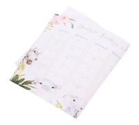 iplusmile Calendrier Mural Bébé Prévu en Papier Créatif Rose Calendrier Mensuel Maison Date D’Accouchement Suspendu pour Suivi Naissance