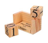 iplusmile Calendrier Professionnel En Bois Accessoire Pour La Maison Bureau Créatif Multifonctionnel Salle De Classe Vie Artistique Et Avec Date Quotidien Réutilisable Pour