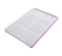 iplusmile Calendrier Quotidien Rose en Papier Planification Horaire Multifonctionnelle, Bloc-notes de Travail Pratique pour Étude et Usage à Domicile