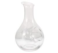 iplusmile Carafe à Vin Verre Style avec Creux pour Glaçons Décanteur Rapide Transparent Distributeur Whisky et Eau pour Usage Personnel et Professionnel