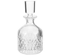 iplusmile Carafe à Whisky en Verre Élégant 280 Ml Bouchon Lisse, Facile à Ouvrir, pour Divertir Famille ou Invités Chez à L'hôtel