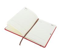 iplusmile Carnet à Anneaux Rouge Portable Agenda Quotidien et Semainier Cahier de Planification pour Étudiants et Bureau Organisateur Journalier Polyvalent