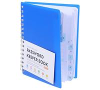 iplusmile Carnet de Mots de Passe avec Index Alphabétique Cahier Pratique pour des Conservation Sécurisée des Mots de Passe Conception à Spirale pour Usage