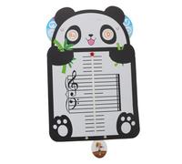 iplusmile Carte Musicale Éducative pour Garçon Fille Débutants Tableau de Notation Musicale à Cinq Lignes Forme de Panda Outil Pédagogique pour Apprentissage Solfège Pratique Piano et