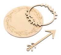 iplusmile Cartes Étapes Mensuelles en Bois Double Face pour Bébé Accessoires Photo pour Annonce de Naissance et Suivi de Croissance Décorations en Bois Solide pour Premières Photos