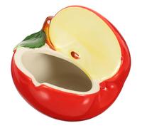 iplusmile Cendrier Céramique Peint Main Forme de Fruit Original Décor de Table Compact pour Maison et Bureau Accessoire Sûr et Décoratif