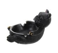 iplusmile Cendrier en Céramique Centes à La Maison Centraide De Beauté Nouveauté Cendrier Décor De Cendrier Cendriers pour Hommes Cendrier D'intérieur Cendrier Unique Black