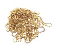 iplusmile Chaîne de Strass à Griffes Fermées 3 MM 10 M Strass Cristal Jaune sur Base Dorée Bande Décorative pour Couture Création de Bijoux et Loisirs Créatifs DIY