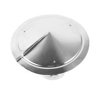 iplusmile Chapeau Cheminée Acier Inoxydable Couvercle de Pluie pour Tuyaux de Cheminée et Ventilation Protection et Vent Installation sans Outils Convient pour Maison et Jardin