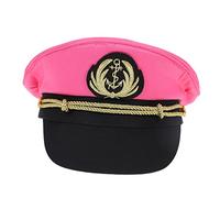 iplusmile Chapeau Marin Brodé Coton pour Femme Casquette de Capitaine de Yacht Élégant et Confortable Fête Costumée et Cosplay