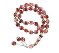 iplusmile Chapelet Musulman 33 Perles Couleur Aléatoire Élégant Matériau Doux Confortable Usage Prières Musulmanes Présent Léger Portable