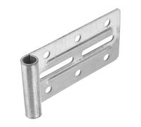 iplusmile Charnière de Porte de Garage Support à Rouleaux Solide Argenté Compatible Large pour Accessoires Porte de Garage Universels