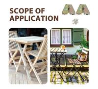 iplusmile Charnière de Table à Double Volet Taille avec Vis de Fixation Support Pliable Robuste en Métal Quincaillerie Gain de Place pour Meubles et Abattants pour Bureau et Table