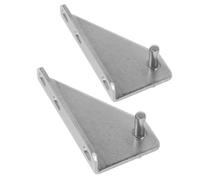 iplusmile Charnières de Porte Réfrigérateur en Acier Inoxydable Argenté, 2pcs, Robustes et Faciles à Installer, Remplacement pour Congélateur et Réfrigérateur Divers Environnements