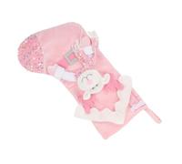 iplusmile Chaussette de Noël Rose à Paillettes pour Garçon Fille Décoration Cartoon Festive Cadeau Suspendu pour et Échanges de