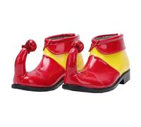 iplusmile Chaussures Clown PU Colorées pour Cosplay Halloween Accessoires Déguisement Réglables pour Adultes Fantastiques pour Carnaval et Fêtes à Thème Couleur Aléatoire Couleur Aléatoire