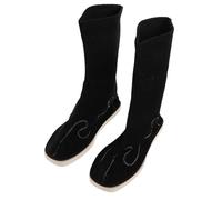 iplusmile Chaussures Tai Chi Hommes PU Durables Brodées Traditionnelles Chinoises Hanfu Style Han Dynasty Confort et Élégance pour Arts Martiaux et Cosplay