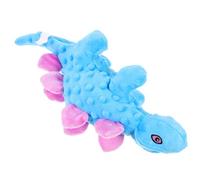 iplusmile Chiens Peluche Dinosaur Durable et Couineur à Mâcher pour Chiots et Chiens Petits à Moyens Interactif pour Animaux de Compagnie Bleu