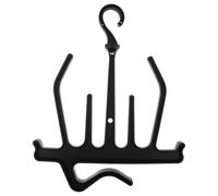 iplusmile Cintre de Plongée Noir en Plastique Robuste pour Combinaison Étanche Crochet Antidérapant Multifonctionnel Support Léger et Portable pour Séchage Rapide de Vêtements de Plongée