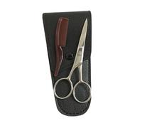 iplusmile Ciseaux à Barbe et Moustache Acier Inoxydable pour Entretien Visage Homme Usage Professionnel et Domicile