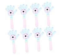 iplusmile Claquettes En Plastique Qui Applaudissent Pour Garçon Et Filles, Lot De 10 Pièces, Jouet Amusant Clochette Intégrée, Stimulation Flexibilité Manuelle, Pour Fêtes Et Jeux D'garçon Et Filles