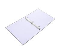 iplusmile Classeur à Anneaux Gris Protège-documents Rigide pour Papiers Partitions et Photos Organiseur Polyvalent pour Bureau École et Maison