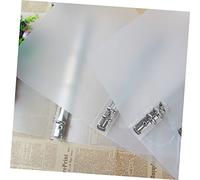 iplusmile Classeur Souple PP Semi Transparent avec Clip Acier Inoxydable et Bande Élastique Classeur Bureau et pour Organisation de Mobiles