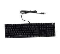 iplusmile Clavier Mécanique Filaire Rétroéclairées Bleu pour Gaming avec Support Plug and Play et Convivial Bureau et