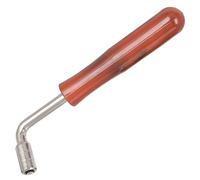 iplusmile Clé à Main Accessoire Indispensable Dulcimer en Métal et Bois Marron pour Outil D'accordage Haute Dureté pour Ajuster le Dulcimer pour Accordage Musical Précis