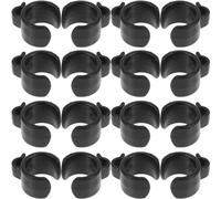 iplusmile Clips de Câble 20mm Lot de 20 pour Microphone en Plastique Noir Facile à Installer, pour Organiser Câbles en Streaming en Direct