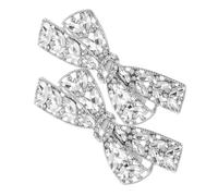 iplusmile Clips Métalliques pour Chaussures à Talons Hauts Boucle Détachable en Cristaux Décoration Élégante pour Mariage et Fêtes Accessoires Féminins pour Chaussures Paire de Clips