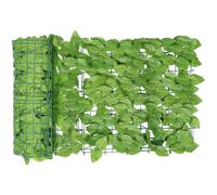 iplusmile Clôture Décorative Mur de Feuilles Artificielles Vertes en Plastique Pratique pour Jardin et Aménagement Extérieur