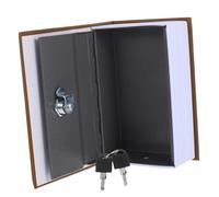 iplusmile Coffre-fort à Livres Mini Jaune Petit Format Avec Serrure à Clé Coffret Secret Décoratif Pour Rangement Sécurisé Objets Précieux Bureau Maison