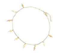 iplusmile Collier Chaîne De Clavicule Pendentif Éclair Alliage Vintage, Accessoire De Bijouterie Élégant Pour Femme, Style Rétro Créatif, Modèle Unique Pour Présent D’anniversaire