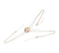 iplusmile Collier Confidente en Alliage de Zinc Or, Présent de Diplôme Délicat Pendentifs Étoiles, Lune et Nuage, Bijou Fin pour Soirée ou Bal