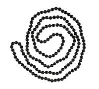iplusmile Collier Long à Chaîne de Pulls en Grosses Perles Synthétiques 142 CM Noir 2 Pièces Accessoire Mode Polyvalent pour Femmes Vêtements Fêtes et Usage Quotidien
