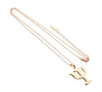iplusmile Collier Pendentif Chandelle Acier Titane Inoxydable pour Femmes Design Minimaliste et Élégant Accessoire Fin pour Toutes Occasions Sautoir avec Symbole Psychologique