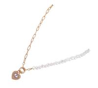 iplusmile Collier Pendentif Œil Bleu Collier Minimaliste Simple pour Femmes Accessoire Mode Anti-mauvais Œil Cadeau Chic pour Adolescentes et Femmes