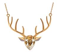 iplusmile Collier Pendentif Suspendu Au Cou Tête De Cerf Élégant Chaîne De Pull Chic Pour Femme Accessoire Mode Solide Anniversaire Et Fête Des Mères