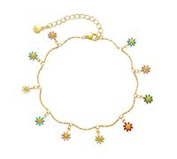 iplusmile Collier Ras de Cou Femme Fleur Marguerite Colorée et Élégant pour et Femmes Accessoire Mode et Soirée