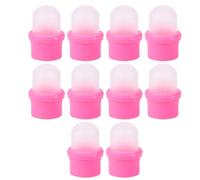 iplusmile Confortables Pp 10pcs Ajustement Dissolvant pour D'ongles en Serré et à Porter, Outils Pratiques de Manucure pour Amateurs de