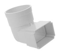 iplusmile Connecteur De Descente Carré à Rond Pour Gouttière Adaptateur De Tuyau De Drainage Eaux Pluviales Pour Villa Installation Facile Conception Large Pour Flux Eau Optimisé Des Déborde
