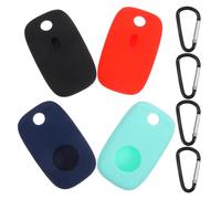 iplusmile Coques en Silicone Résistantes à l'usure pour Traceur Tile Pro 2022, 4 Pièces Multicolores Découpe Précise, pour Clés et Promenades Canines