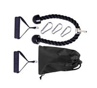 iplusmile Corde de Traction de Musculation Ensemble de Accessoires pour Entraînement à pour Machines de Tirage et Crossover Corde Élastique Ajustable pour Hommes et Femmes